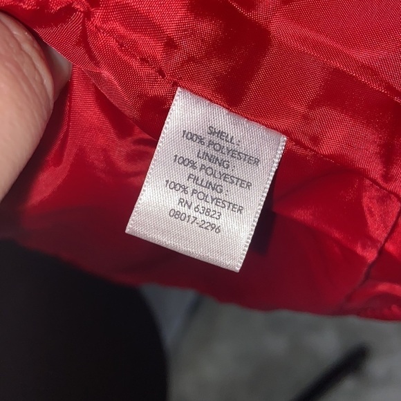 Christopher & Banks Red Embroidered Zippered Vest - Picture 7 of 10